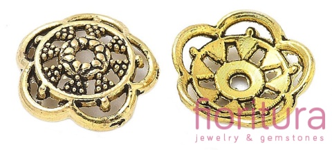 NAKŁADKA OZDOBNA 12,5x2,5MM KOLOR ANTYCZNE ZŁOTO