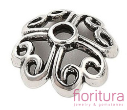 NAKŁADKA OZDOBNA 8x3MM KOLOR STARE SREBRO