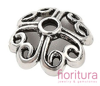 NAKŁADKA OZDOBNA 8x3MM KOLOR STARE SREBRO