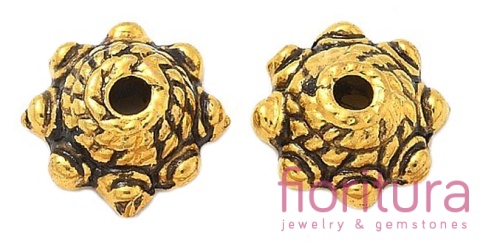 NAKŁADKA OZDOBNA 9x3,5MM KOLOR ANTYCZNE ZŁOTO