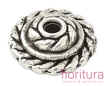 NAKŁADKA OZDOBNA 11x3,5MM KOLOR STARE SREBRO