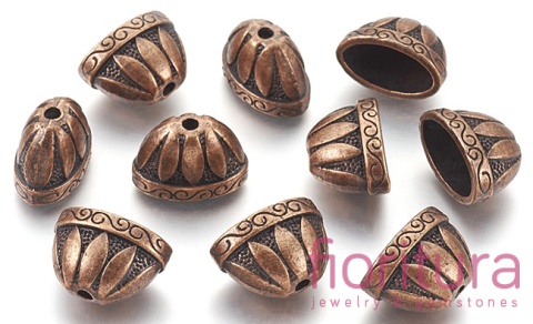 NAKŁADKA STOŻEK 13x20x12MM KOLOR MIEDZIANY