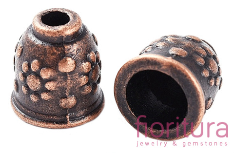 NAKŁADKA STOŻEK 10x11MM KOLOR MIEDZIANY