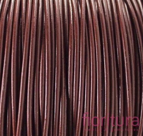 RZEMIEŃ OKRĄGŁY SKÓRA NATURALNA 3MM KOLOR CHOCOLATE