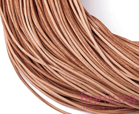 RZEMIEŃ OKRĄGŁY SKÓRA NATURALNA 4MM KOLOR PERU