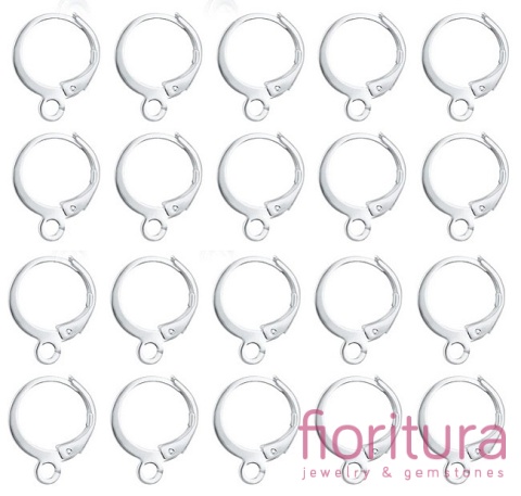 BIGLE ANGIELSKIE TYPU KAJDANKI 16x13x1MM KOLOR PLATINUM