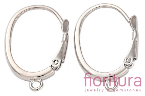 BIGLE ANGIELSKIE 22x15x3MM KOLOR PLATINUM