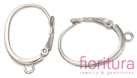 BIGLE ANGIELSKIE 22x15x3MM KOLOR PLATINUM