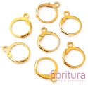 BIGLE ANGIELSKIE TYPU KAJDANKI16x13x1MM KOLOR ZŁOTY