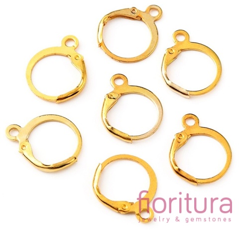 BIGLE ANGIELSKIE TYPU KAJDANKI16x13x1MM KOLOR ZŁOTY