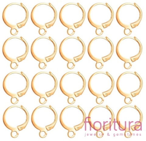 BIGLE ANGIELSKIE TYPU KAJDANKI16x13x1MM KOLOR ZŁOTY