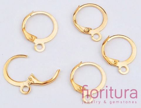 BIGLE ANGIELSKIE TYPU KAJDANKI16x13x1MM KOLOR ZŁOTY