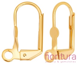 BIGLE ANGIELSKIE OZDOBNE 16,5x11x4MM POZŁACANE