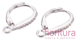 BIGLE ANGIELSKIE MICRO PAVE Z SZEŚCIENNYMI CYRKONIAMI CRYSTAL 17x11x2MM KOLOR PLATYNA