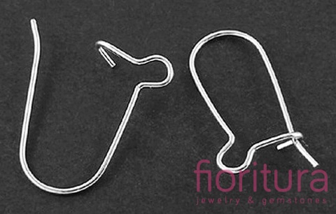 BIGLE ZAMYKANE 16-18x8x0,5MM KOLOR PLATINUM