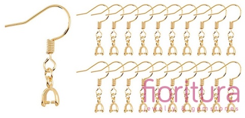 BIGLE OTWARTE Z KRAWATKĄ 25,5MM KOLOR ZŁOTY