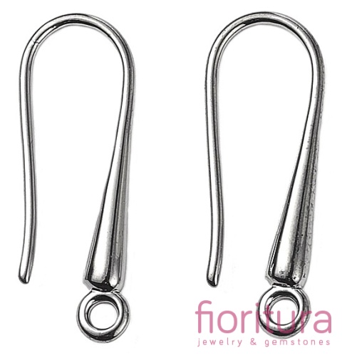 BIGLE OTWARTE Z KROPLĄ 21x9x3MM KOLOR CZARNY