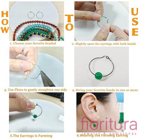 PODSTAWA KOLCZYKA Z ZAPIĘCIEM 31x25MM KOLOR SREBRNY 