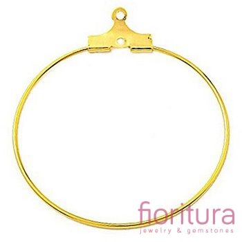 PODSTAWA KOLCZYKA 35x32x0,7MM KOLOR ZŁOTY