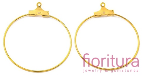 PODSTAWA KOLCZYKA 35x32x0,7MM KOLOR ZŁOTY