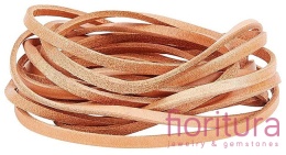 RZEMIEŃ PŁASKI SKÓRA NATURALNA 5X3MM KOLOR PERU