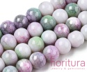 KORALIKI SZKLANE CRACLE IMITACJA KAMIENI PÓŁSZLACHETNYCH KULA 8MM KOLOR PLUM GREEN AB
