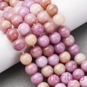 KORALIKI SZKLANE  IMITACJA KAMIENI PÓŁSZLACHETNYCH KULA OK.8-8,5MM KOLOR VIOLET