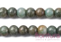 KORALIKI SZKLANE  IMITACJA KAMIENI PÓŁSZLACHETNYCH KULA OK.8-8,5MM KOLOR DARK SLATE GRAY