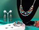 PODSTAWA KOLCZYKA, ROZDZIELACZ 19x16x2MM KOLOR MIEDZIANY