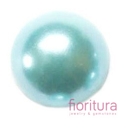 KABOSZON AKRYLOWY PÓŁPEREŁKA 14MM KOLOR TURKUS