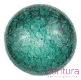 KABOSZON AKRYLOWY KOŁO 25MM KOLOR ZIELONY