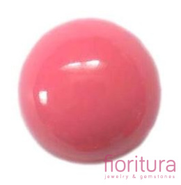 KABOSZON PÓŁKULA 15MM KOLOR CIEMNY RÓŻ
