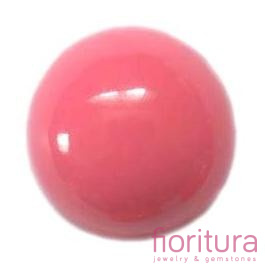 KABOSZON PÓŁKULA 15MM KOLOR CIEMNY RÓŻ