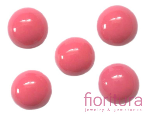 KABOSZON PÓŁKULA 15MM KOLOR CIEMNY RÓŻ