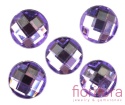 KABOSZON AKRYLOWY KOŁO 14MM KOLOR FIOLETOWY