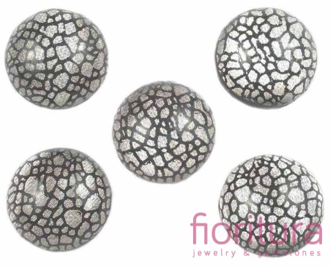 KABOSZON AKRYLOWY KOŁO 20MM KOLOR SREBRNY