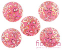 KABOSZON AKRYLOWY KOŁO 20MM KOLOR PINK AB