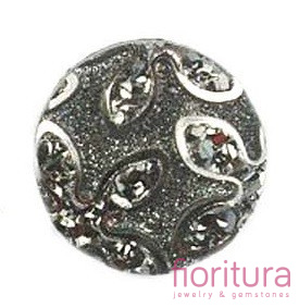 KABOSZON AKRYLOWY KOŁO 12MM KOLOR BLACK