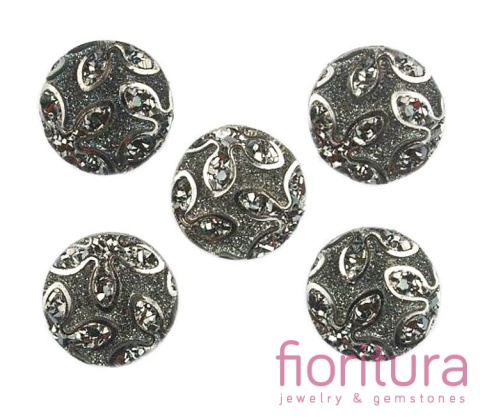 KABOSZON AKRYLOWY KOŁO 12MM KOLOR BLACK