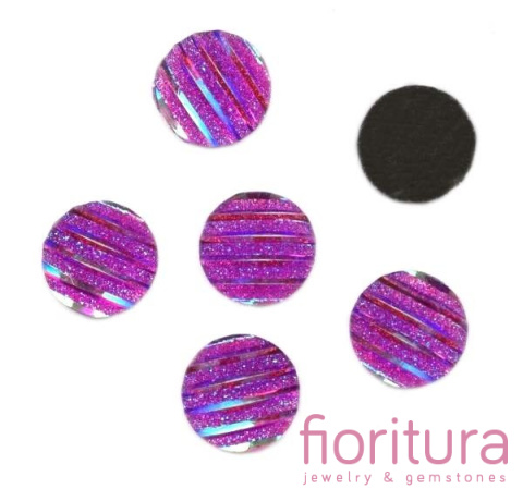 KABOSZON AKRYLOWY 10,5x2MM KOLOR PURPLE AB