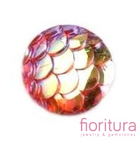 KABOSZON AKRYLOWY KOŁO 10,5MM KOLOR PINK AB