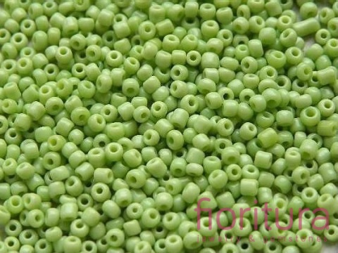 KORALIKI SZKLANE DROBNE MATOWE 2MM KOLOR ZIELONY