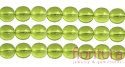KORALIKI SZKLANE KULA 8MM NR 50200 LIGHT OLIVINE
