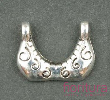 ZAWIESZKA TOP 12x16MM KOLOR STARE SREBRO