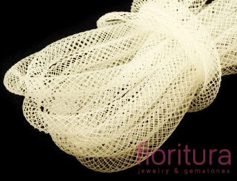 SIATKA JUBILERSKA KRYNOLINA TUBOWA 4 MM KOLOR KREMOWY