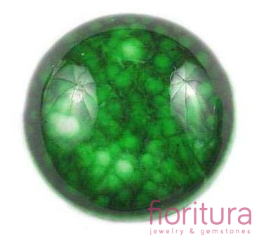 KABOSZON AKRYLOWY KOŁO 25MM KOLOR ZIELONY TRAWIASTY