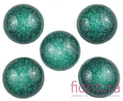 KABOSZON AKRYLOWY KOŁO 25MM KOLOR ZIELONY