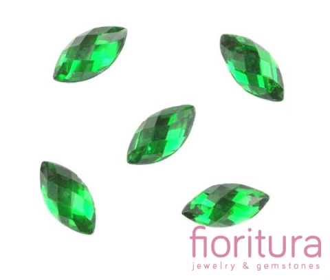 KABOSZON MARKIZA 12x6MM KOLOR DARK GREEN