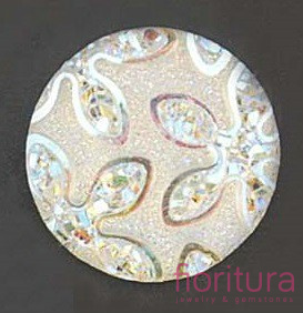 KABOSZON AKRYLOWY 14MM KOLOR CRYSTAL AB