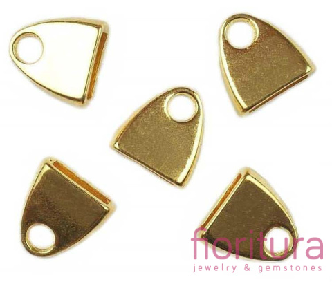 KOŃCÓWKA DO WKLEJANIA 10x2,5MM KOLOR ZŁOTY